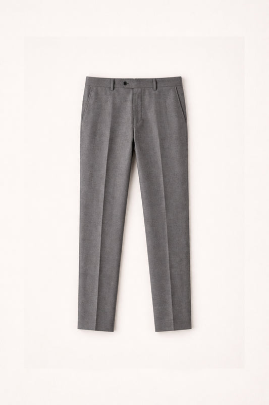 Grey Slim Fit Pants